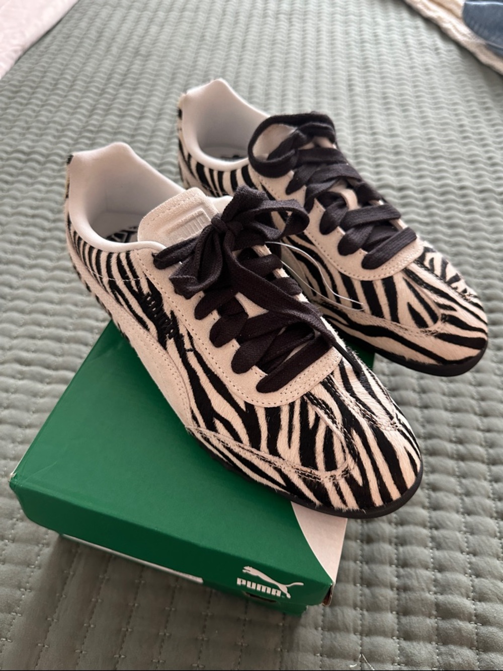 Puma Zebra-Pattern Sneakers